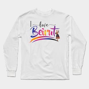 Lebanon لبنان Long Sleeve T-Shirt